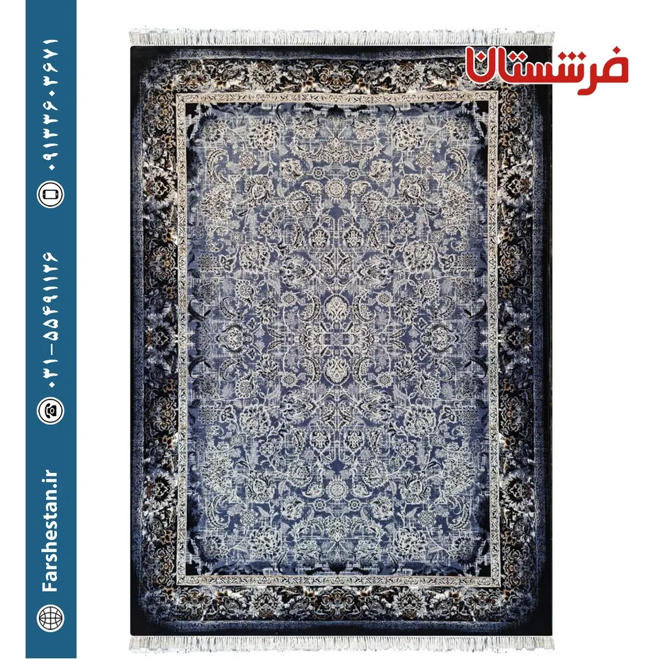 فرش طرح کد 568 دلفینی 700 شانه تمام آکریلیک