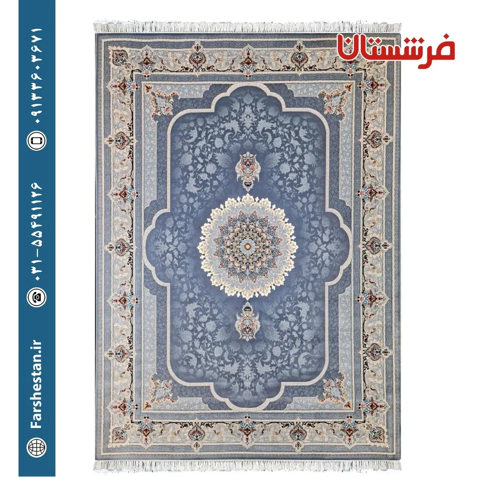 فرش طرح سرور دودی 700 شانه تمام آکریلیک