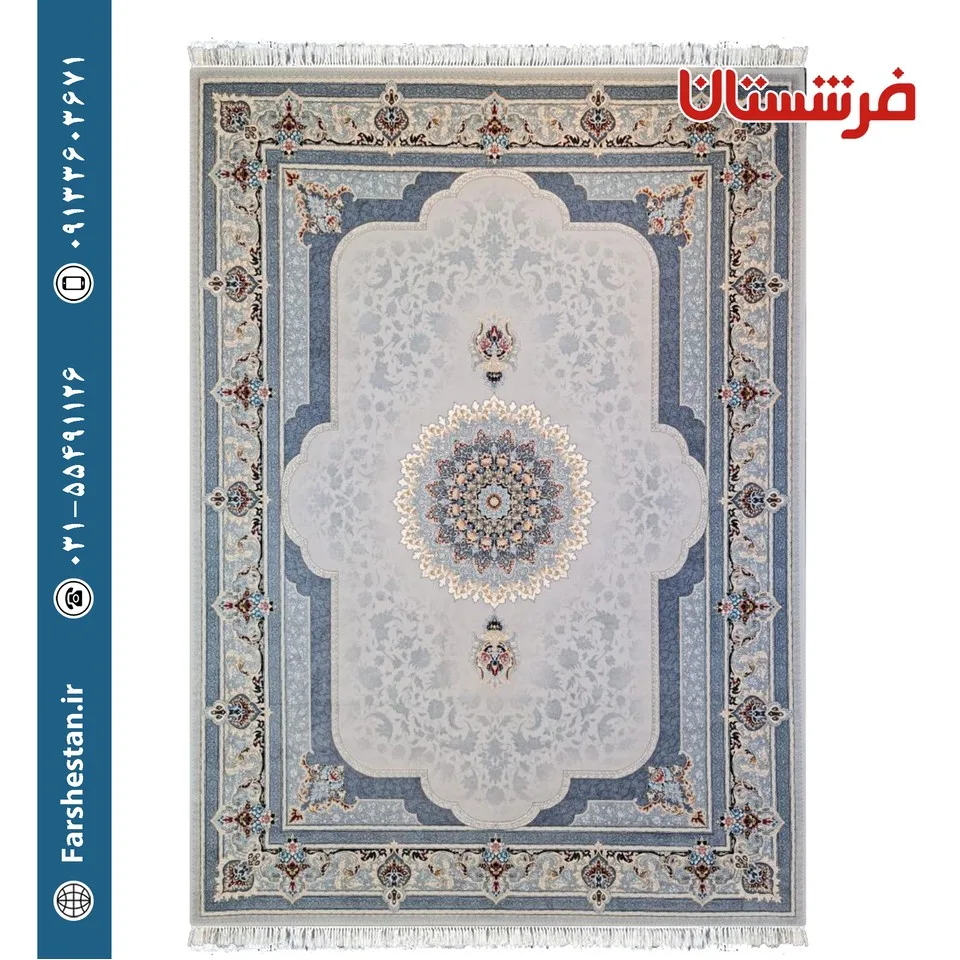 فرش طرح سرور سیلور 700 شانه تمام آکریلیک