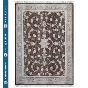 فرش طرح سوگل شکلاتی - 1200 شانه تمام آکریلیک