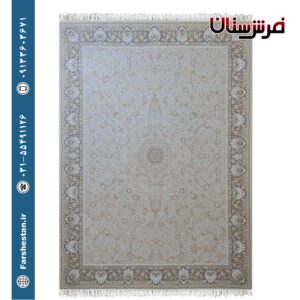 فرش طرح افسون سیلور - 1500 شانه تمام آکریلیک