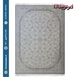 فرش طرح جانان سیلور - 1500 شانه تمام آکریلیک
