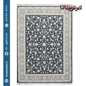 فرش طرح طوطیا دودی - 1200 شانه تمام آکریلیک