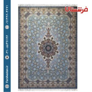 فرش طرح فرنگیس ترمه ای 1200 شانه تمام آکریلیک
