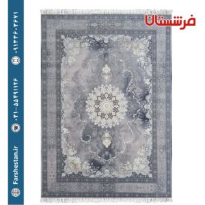 فرش طرح مژده دودی 700 شانه تمام آکریلیک