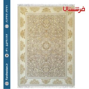 فرش طرح نازنین نقره ای 1200شانه برجسته تمام آکریلیک