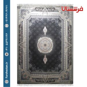 فرش طرح تیمچه سرمه ای 1200 شانه تمام آکریلیک