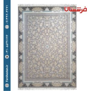 فرش طرح جانان متالیک 700 شانه برجسته تمام آکریلیک