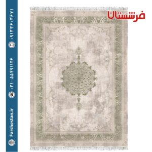فرش طرح کد 880107 وینتیج 1200شانه تمام آکریلیک