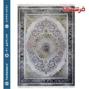 فرش طرح افسون کد 31180 طوسی 700 شانه تمام آکریلیک