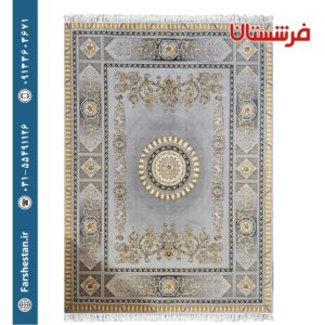فرش طرح آرامیس الماسی 1500 شانه تمام آکریلیک