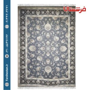 فرش طرح آیسان تیتانیوم 1200شانه برجسته تمام آکریلیک