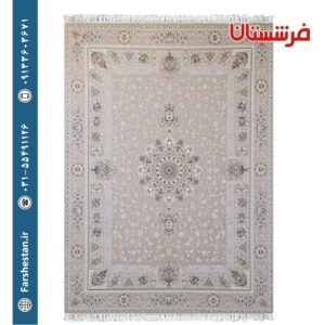 فرش طرح النا صدفی 1500 شانه برجسته تمام آکریلیک
