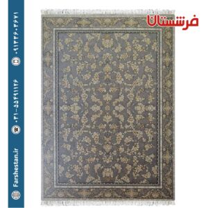 فرش طرح فروزان سیلور 700 شانه برجسته تمام آکریلیک