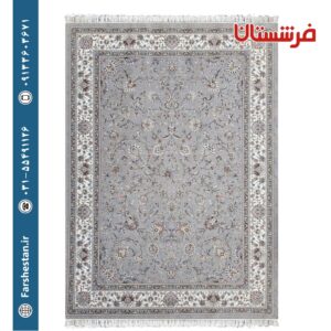 فرش طرح گل آذین الماسی 1500 شانه تمام آکریلیک