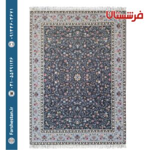فرش طرح ماهلین 31070 طوسی 700 شانه تمام آکریلیک