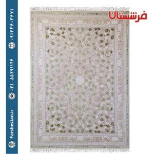 فرش طرح نینا صدفی 1500 شانه برجسته تمام آکریلیک