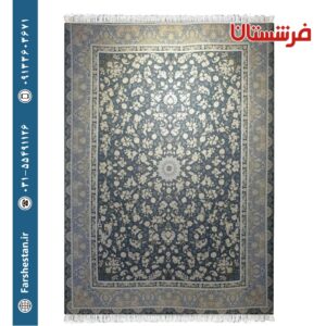 فرش طرح پارلا تیتانیوم 1200شانه برجسته تمام آکریلیک
