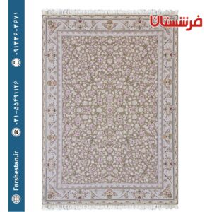 فرش طرح پاوان نسکافه ای 1200شانه تمام آکریلیک