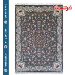 فرش طرح رها 31210 طوسی 700 شانه تمام آکریلیک