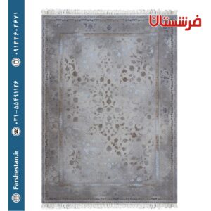 فرش طرح ریتون وینتیج کاراملی 1500 شانه تمام آکریلیک