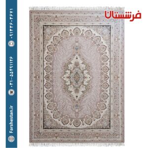 فرش طرح شکیبا یاسی 1500 شانه برجسته تمام آکریلیک
