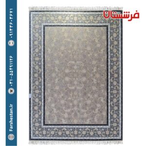 فرش طرح سوفیا بژ 700 شانه برجسته تمام آکریلیک