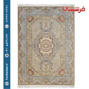 فرش طرح سوژا شنی 1500 شانه تمام آکریلیک