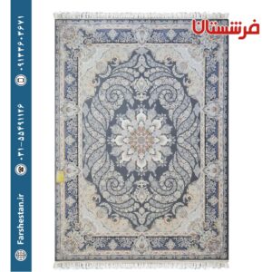 فرش طرح آپادانا دودی 1200شانه برجسته تمام آکریلیک