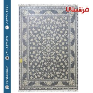 فرش طرح آیسا دودی 1200شانه برجسته تمام آکریلیک