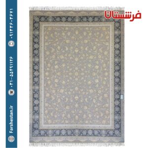 فرش طرح کد G108T طوسی 1200شانه برجسته تمام آکریلیک