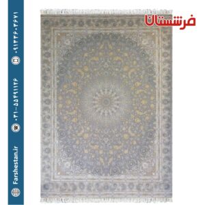 فرش طرح کد L101T طوسی 1200شانه برجسته تمام آکریلیک