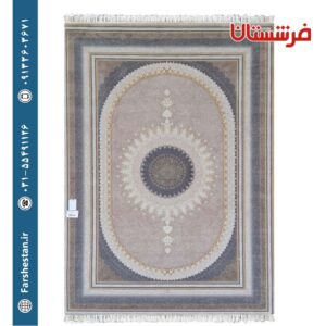 فرش طرح نایین سیلور 1200شانه برجسته تمام آکریلیک
