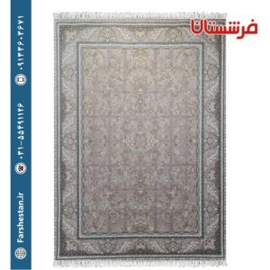 فرش طرح نیلسا سیلور 1200شانه برجسته تمام آکریلیک