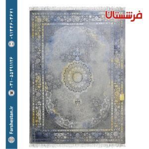 فرش طرح سوزان تک رنگ 1200شانه برجسته تمام آکریلیک
