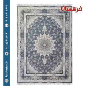 فرش طرح تبریزان دلفینی 1200شانه برجسته تمام آکریلیک