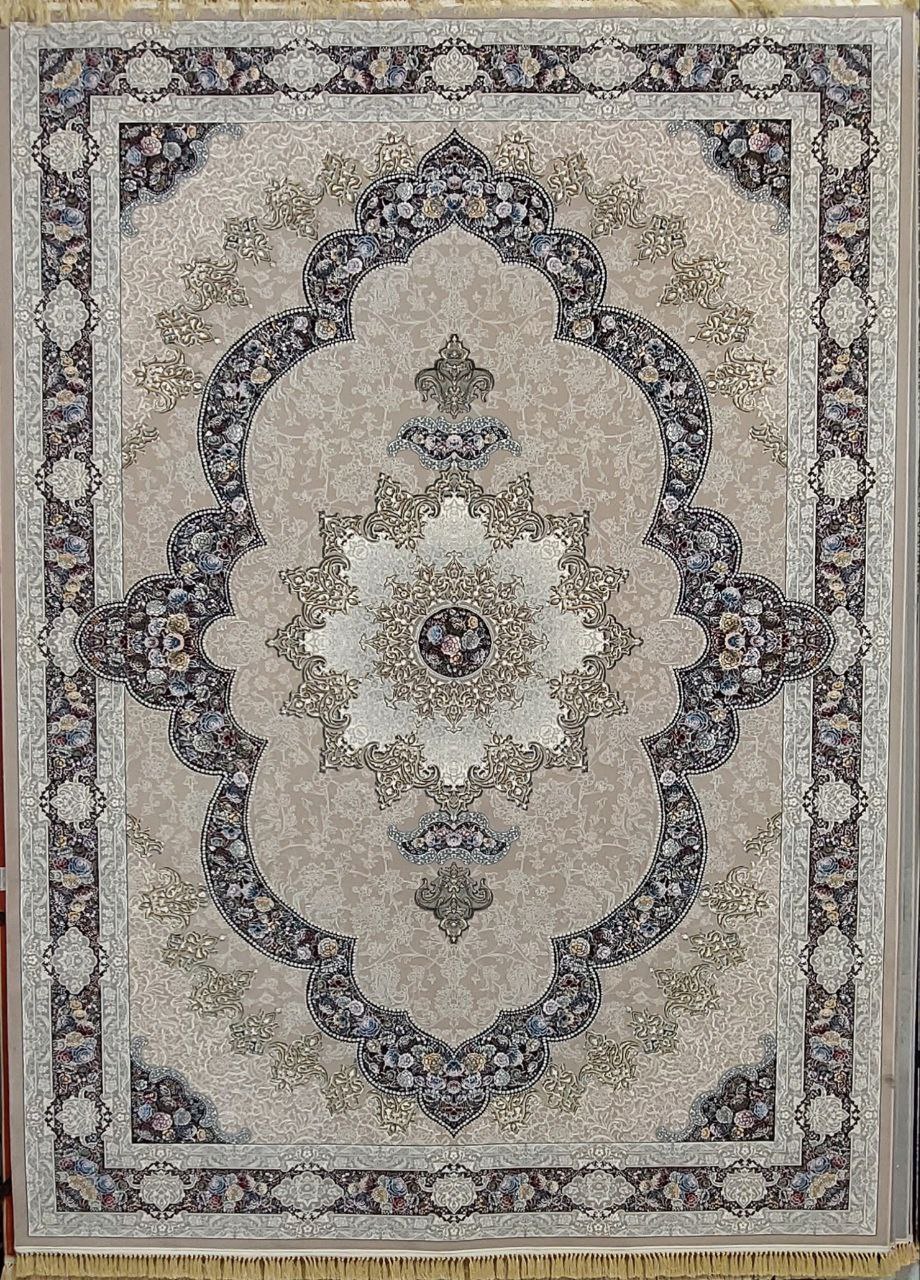 فرش طرح آروانا ترمه ای - 700 شانه تمام آکریلیک