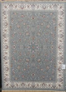 فرش طرح آیناز نقره ای - 700 شانه تمام آکریلیک