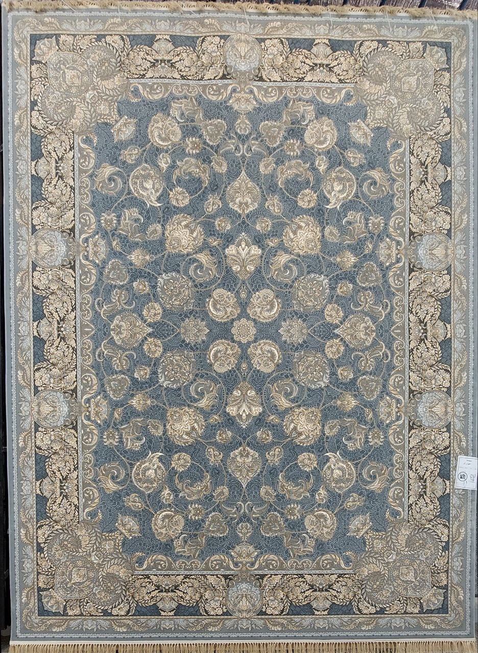 فرش طرح همتا نقره ای - 700 شانه تمام آکریلیک