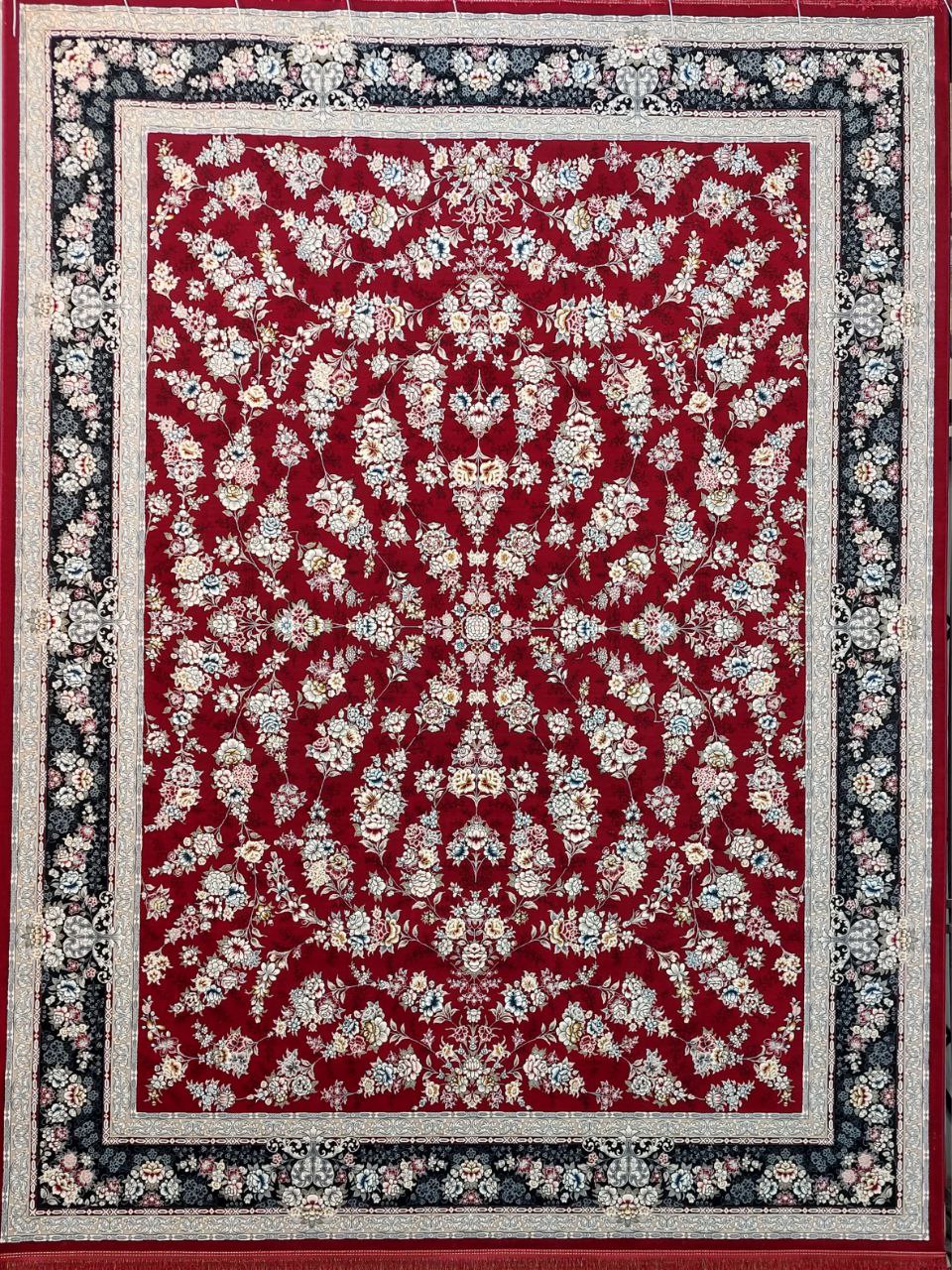 فرش طرح ژینوس روناسی - 700 شانه تمام آکریلیک