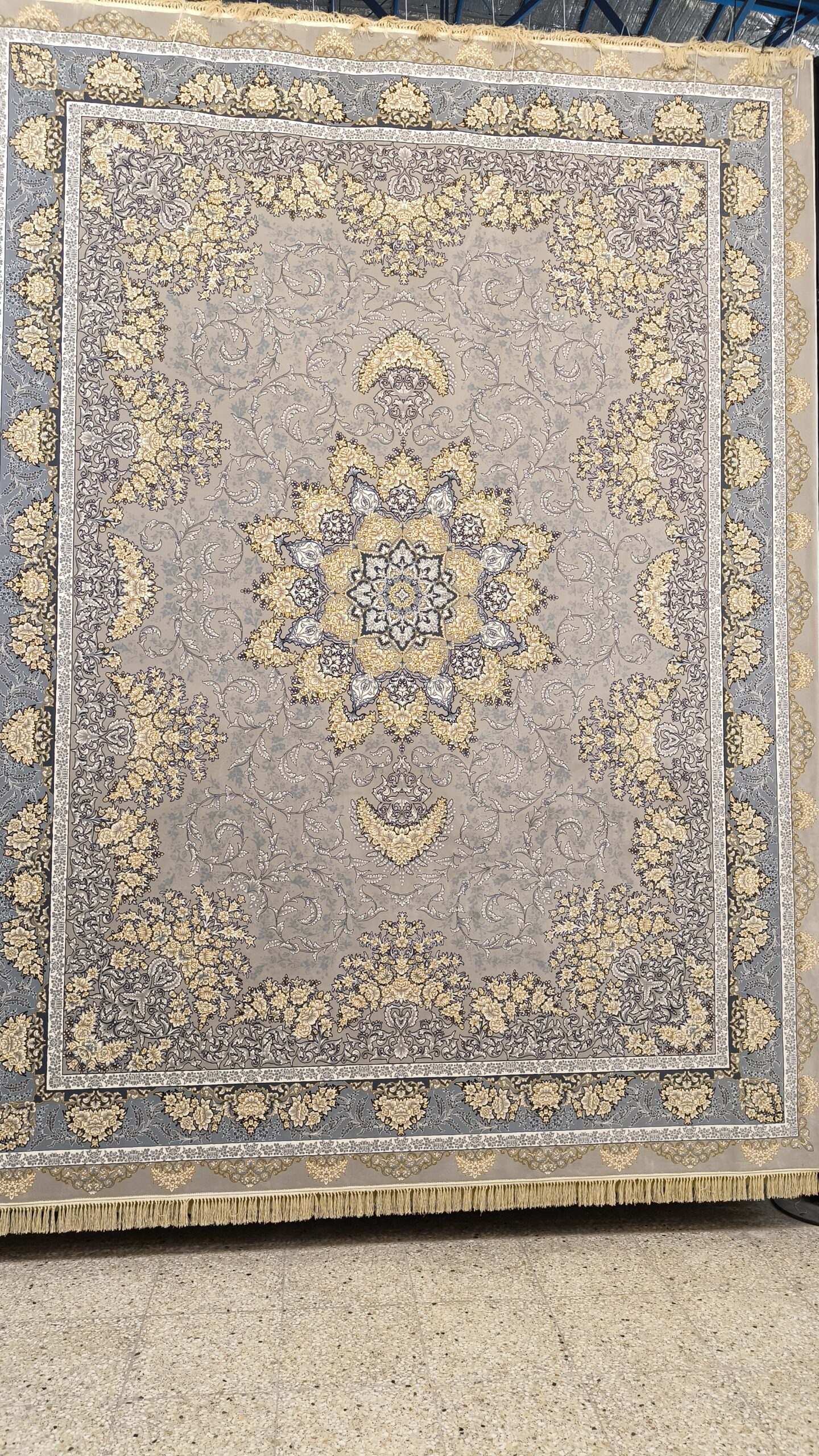 فرش طرح شیفته ترمه ای - 700 شانه تمام آکریلیک - تصویر 2