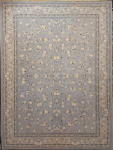 فرش طرح ژینا نقره ای - 700 شانه تمام آکریلیک