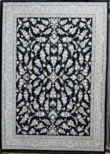 فرش طرح ژینا سرمه ای - 700 شانه تمام آکریلیک