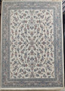 فرش طرح ژینوس کرمی - 700 شانه تمام آکریلیک