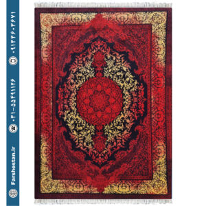 فرش طرح آناهیل لاکی زرد - 1200 شانه تمام آکریلیک