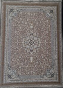 فرش طرح آیهان نقره ای 1200شانه برجسته تمام آکریلیک