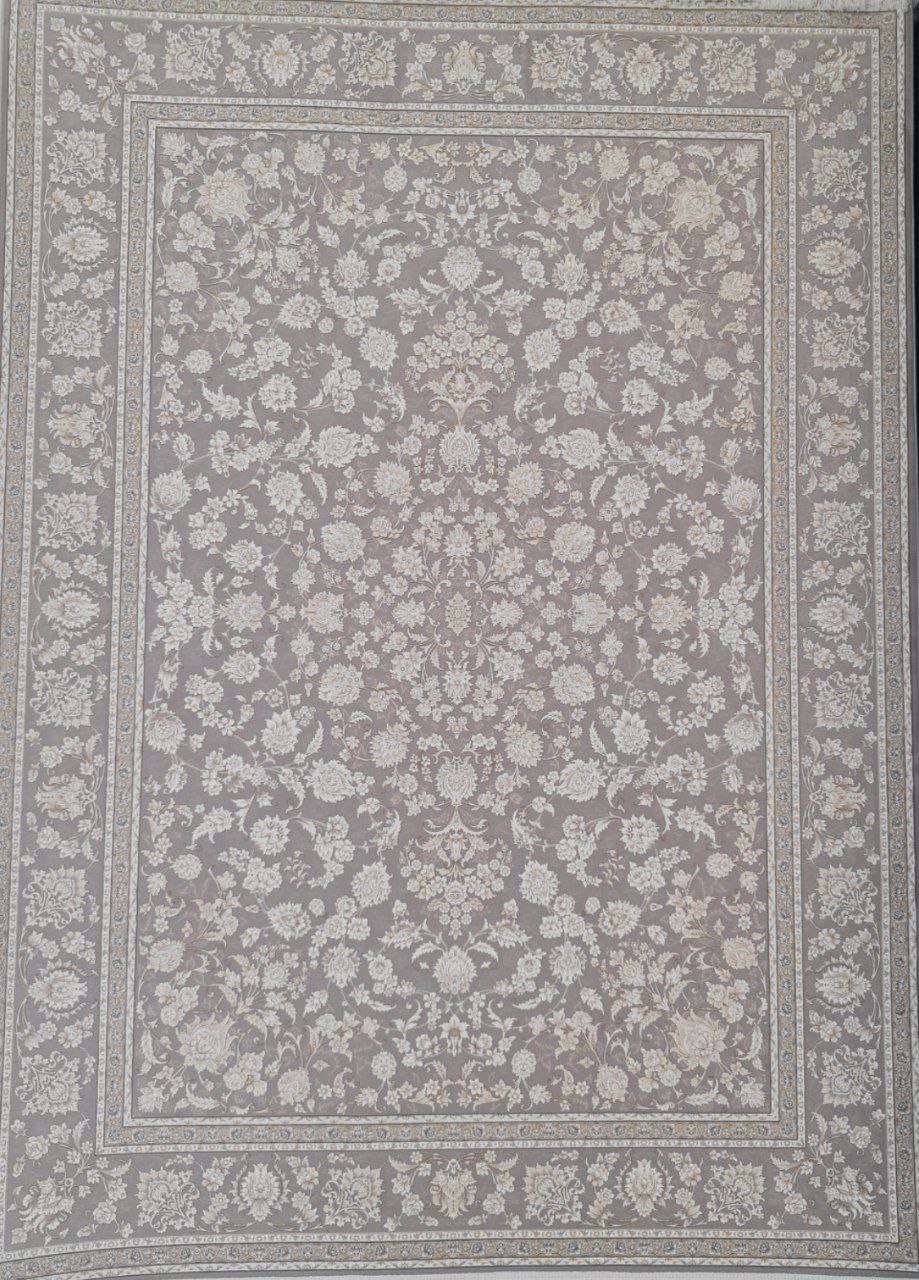 فرش طرح مرسده نقره ای846 1200شانه برجسته تمام آکریلیک - تصویر 2