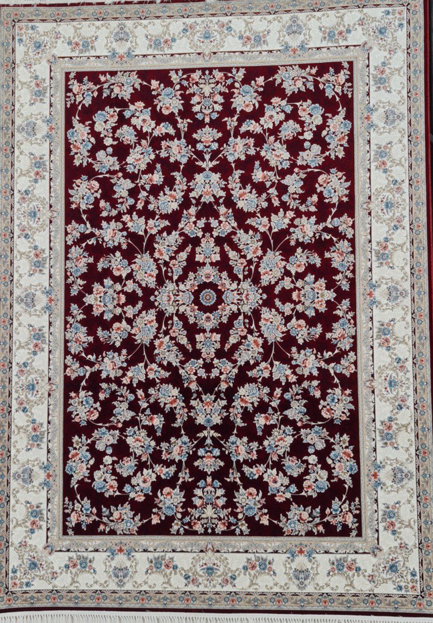 فرش طرح طنین لاکی 1200شانه برجسته تمام آکریلیک - تصویر 2