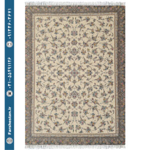 فرش طرح هلن سفید - 1200 شانه تمام آکریلیک