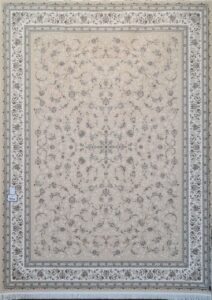 فرش طرح نفس بژ 1500 شانه ساده تمام آکریلیک
